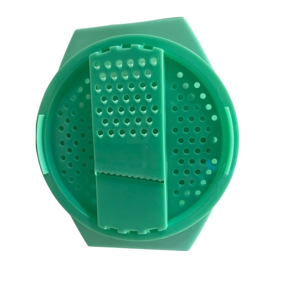 Vintage Tupperware Jadeite Cheese Grater 786-8 787-6 Used - Picture 4 of 16